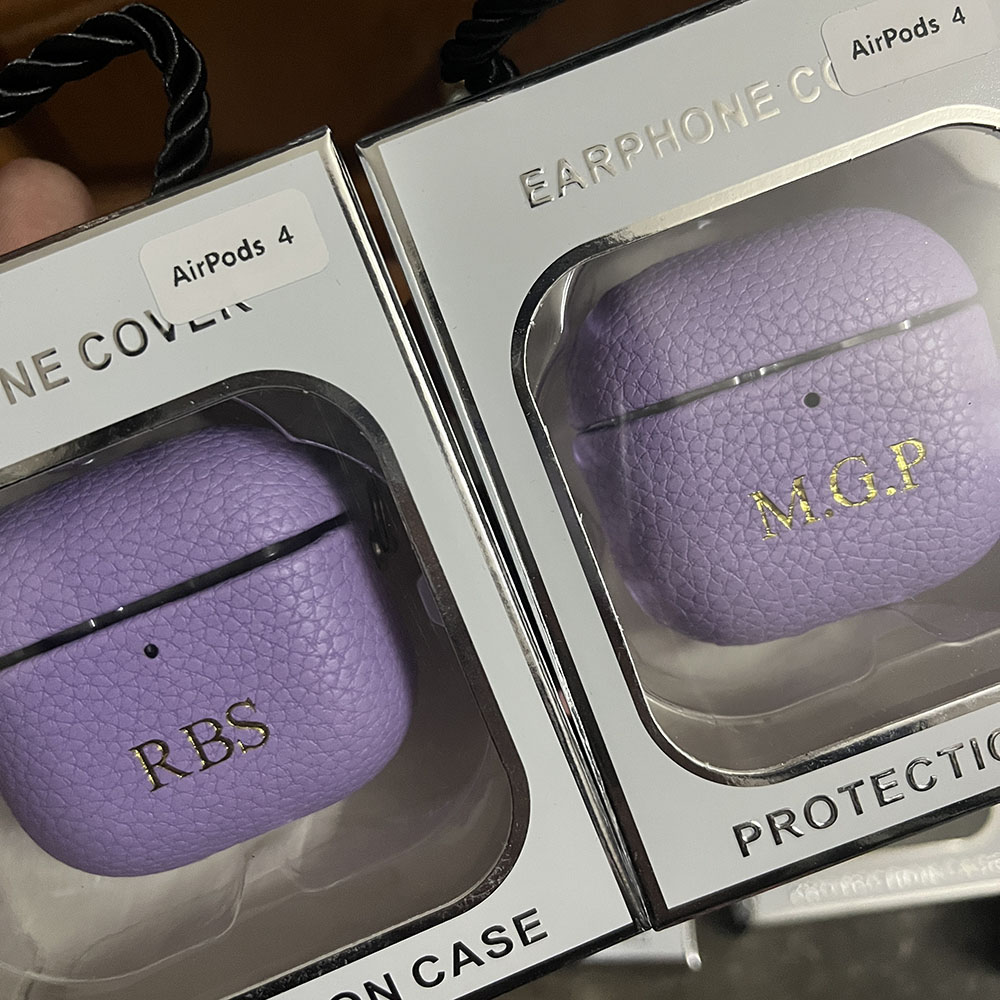 Inisial huruf personalisasi Ea - Monogram Keychain Leather ulasan dan harga
