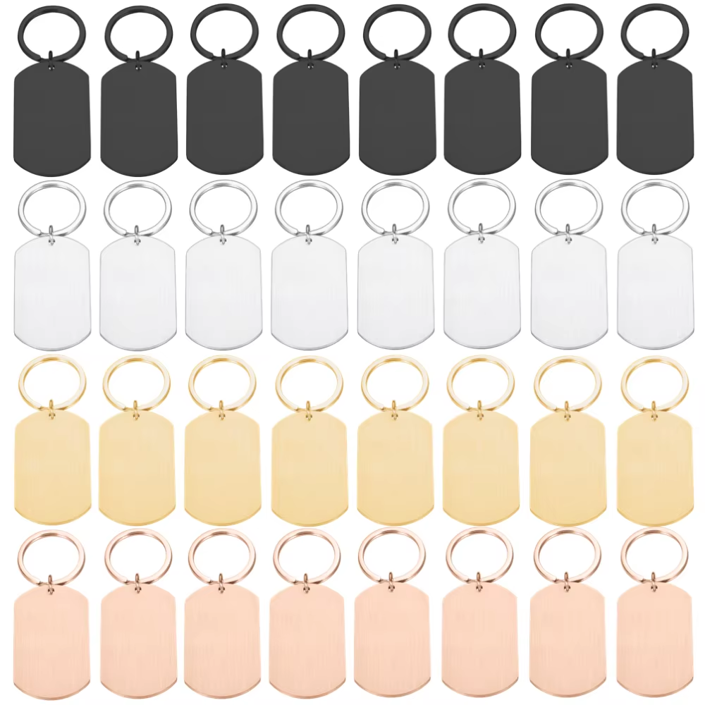 10 Buah Gantungan Kunci Tag Lo - Initial Ring Custom ulasan dan harga