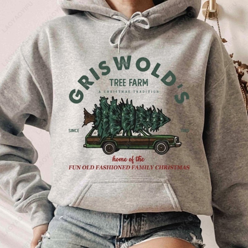 Hoodie Griswold's Tree Farm Pa - Family Tree Print ulasan dan harga