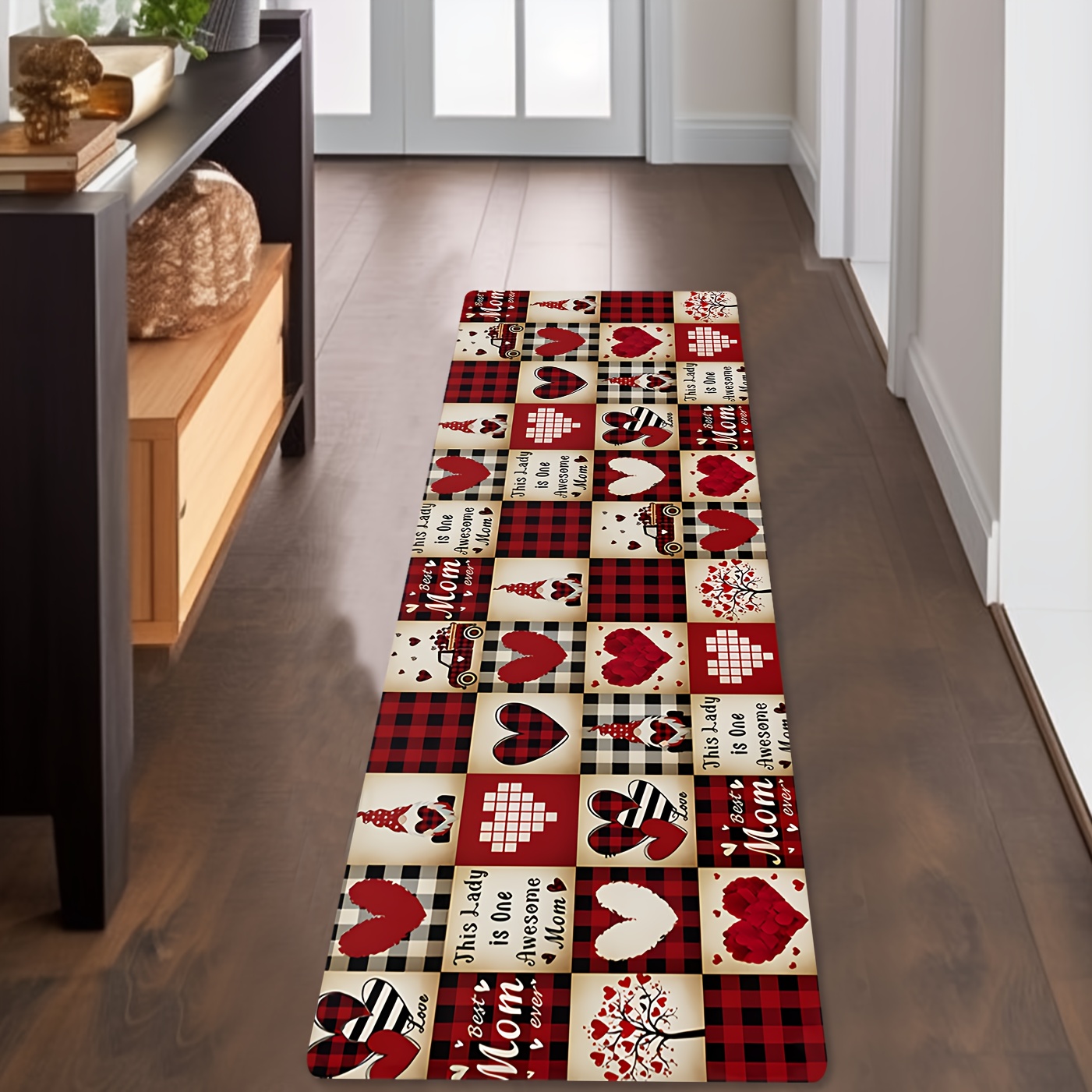 Karpet Lantai Panjang Motif Ko - Family Tree Print ulasan dan harga